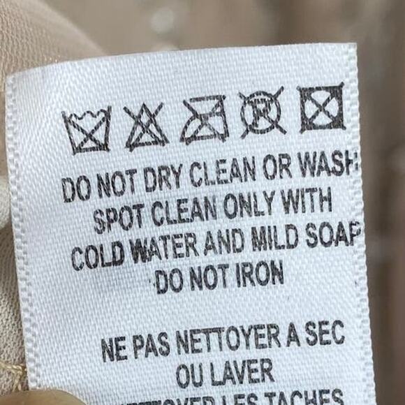 Adrianna Papell Gown Beaded Mesh Diamond Pattern Short Sleeve Champagne 6 Petite - Picture 16 of 16